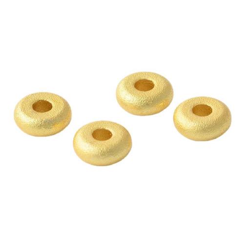 Brass Jewelry Beads plated DIY golden Sold By PC