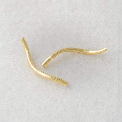 Brass Tube Beads plated DIY Sold By PC