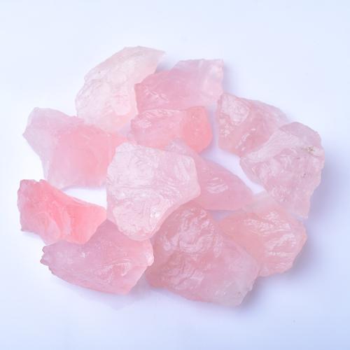 Fashion Dekoration, Rose Quartz, Uregelmæssig, forskellig størrelse for valg, Solgt af PC