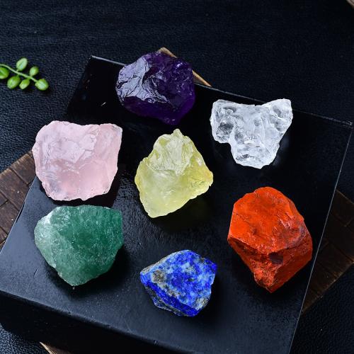 Fashion Decoration Quartz irregular 7 pieces mixed colors Sold By Set