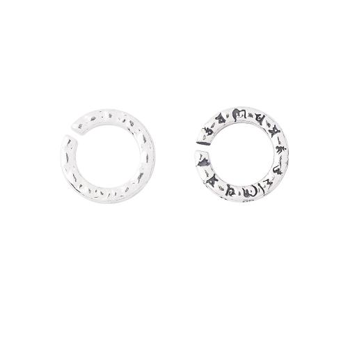 Gasket 925 Sterling Silver DIY & open Approx 6.6mm Sold By PC