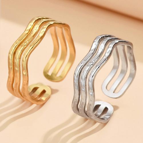 Stainless Steel Finger Ring 304 Stainless Steel fashion jewelry & for woman US Ring Sold By PC