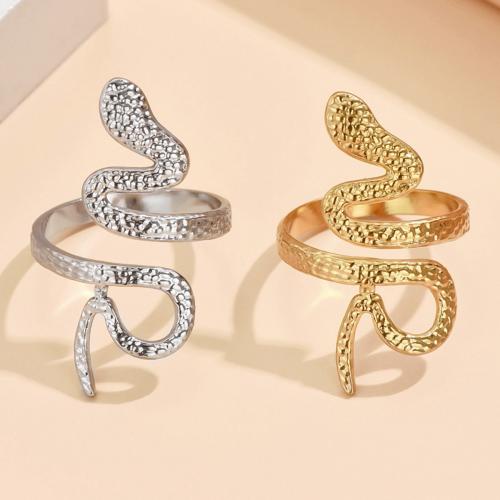 Stainless Steel Finger Ring 304 Stainless Steel Snake fashion jewelry & for woman US Ring Sold By PC