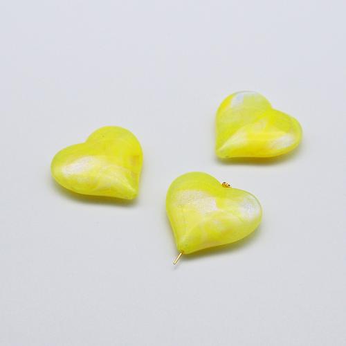 Acrylic Jewelry Beads Heart DIY Sold By Bag