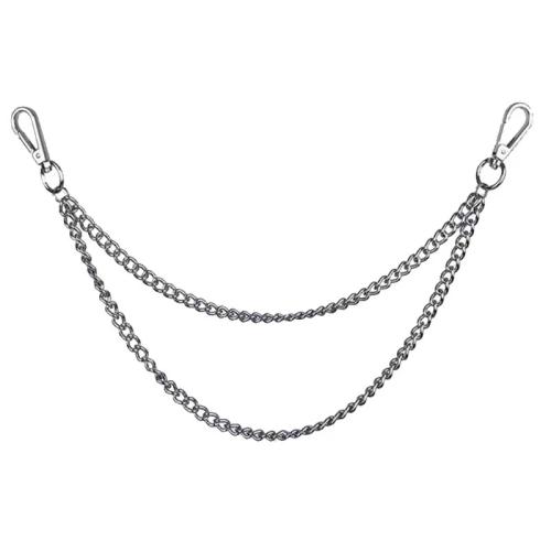 Body Chain Sieraden, Zinc Alloy, plated, Dubbele laag & voor de mens, oorspronkelijke kleur, Verkocht door PC