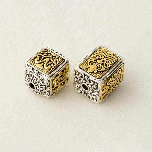 Zinc Alloy Jewelry Beads plated DIY silver color Sold By PC