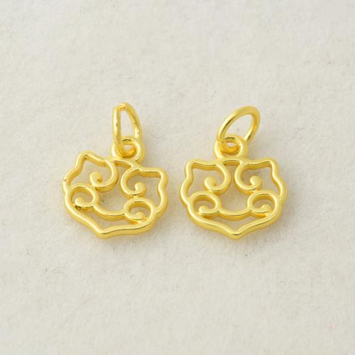 Zinc Alloy Pendants plated DIY golden Sold By PC