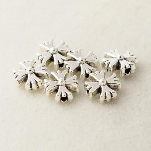 Zinc Alloy Jewelry Beads plated DIY silver color Approx 1.5mm Sold By PC