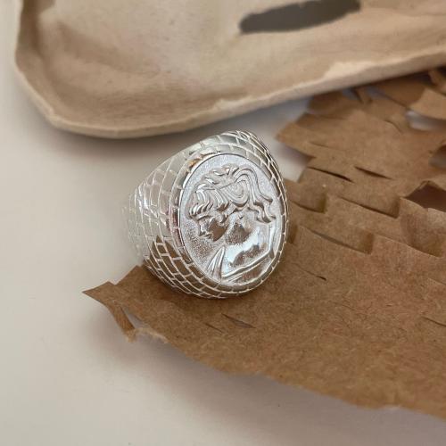 Sterling zilver ringen, 925 sterling zilver, mode sieraden & voor vrouw, Inner diameter:16.5mm, Verkocht door PC