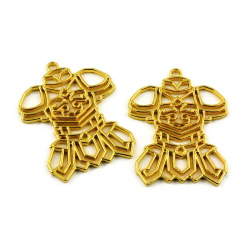 Zinc Alloy Pendants gold color plated DIY Sold By Bag