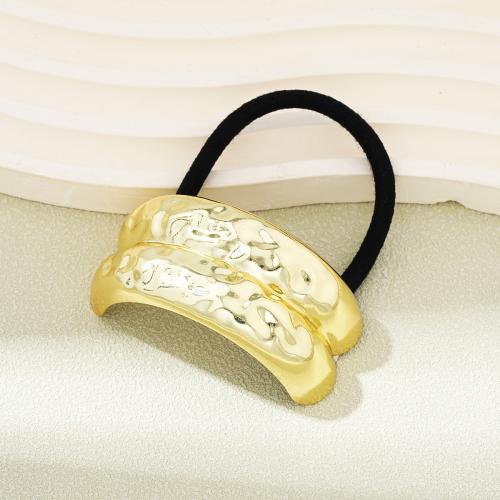 Ponytail Holder Zinc Alloy with Rubber Band plated fashion jewelry & for woman Sold By PC