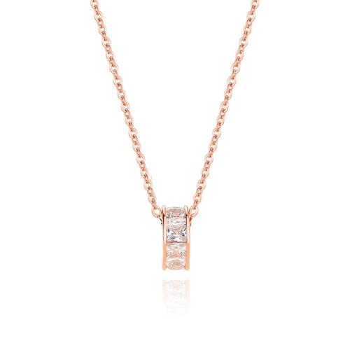 Cubic Zircon Micro Pave 925 Sterling Silver Necklace with 5CM extender chain micro pave cubic zirconia & for woman Length Approx 40 cm Sold By PC