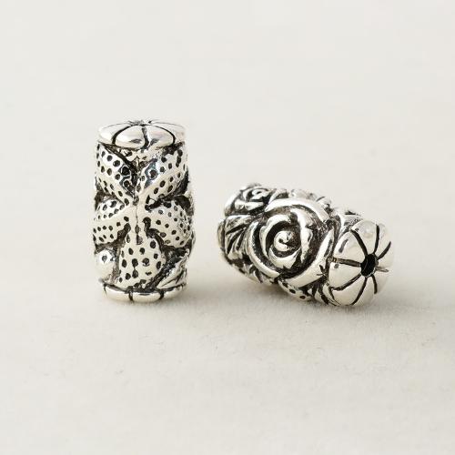 Zinc Alloy Jewelry Beads plated DIY silver color Approx 2mm Sold By PC