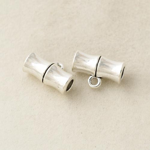 Zinc Alloy Bail Beads plated DIY silver color Approx 3.6mm Sold By PC