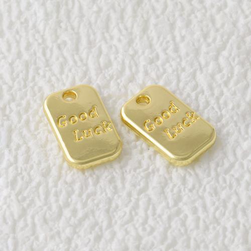 Zinc Alloy Pendants plated DIY golden Approx 1.5mm Sold By PC