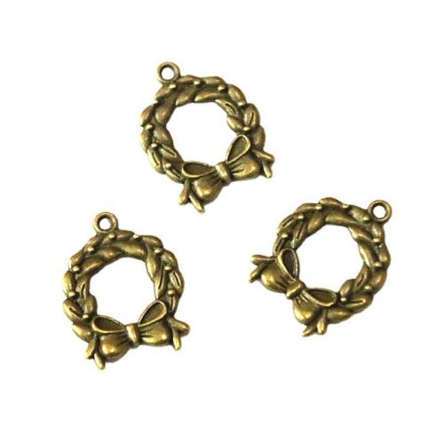 Zinc Alloy Pendants antique brass color plated DIY Sold By Bag