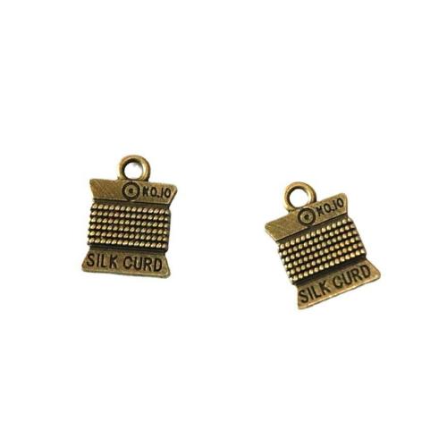 Zinc Alloy Pendants antique brass color plated DIY Sold By Bag