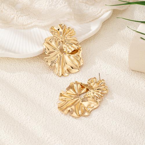 Zinc Alloy Stud Earring plated for woman gold Sold By Pair