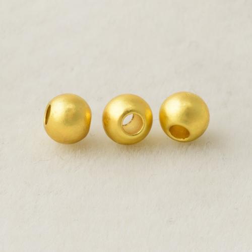 Brass Jewelry Beads plated DIY golden Sold By PC