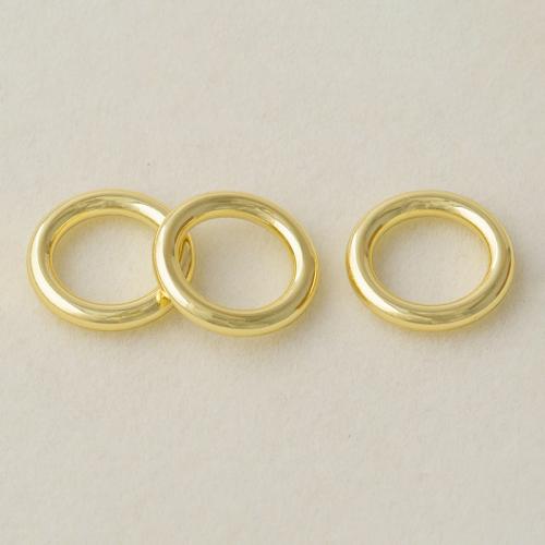 Zinklegering Linking Ring, Zinc Alloy, plated, DIY, gouden, 2.50x15mm, Verkocht door PC