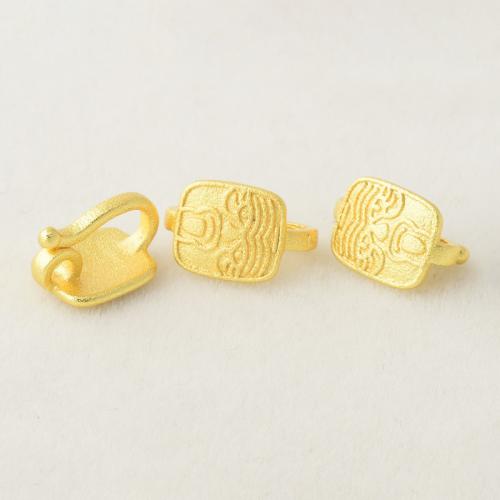 Brass Jewelry Clasps Copper Alloy plated DIY golden Sold By PC