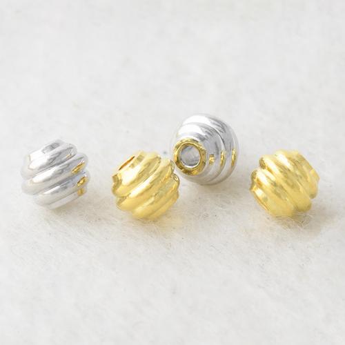 Brass Jewelry Beads plated DIY Approx 1.4mm Approx Sold By Bag