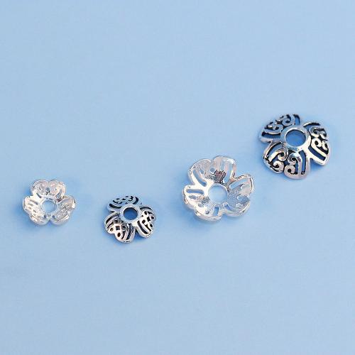 925 Sterling Silver Bead Cap DIY Sold By PC