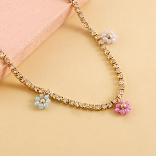 Zinc Alloy Shoe Chain for woman & with rhinestone Length Approx 31 cm Sold By PC