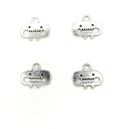 Zinc Alloy Pendants antique silver color plated DIY Sold By Bag