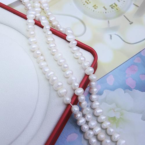 Cultured Rice Freshwater Pearl Beads DIY white mm Sold Per Approx 38 cm Strand