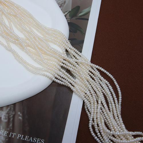 Cultured Rice Freshwater Pearl Beads DIY white 2.5-3mm Sold Per Approx 38 cm Strand