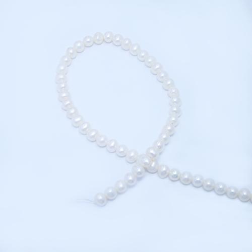 Cultured Potato Freshwater Pearl Beads DIY white 5-6mm Sold Per Approx 38 cm Strand