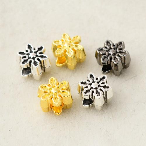 Zinklegering Flower Kralen, Zinc Alloy, plated, DIY, meer kleuren voor de keuze, 5.80x4mm, Gat:Ca 2.2mm, Verkocht door PC