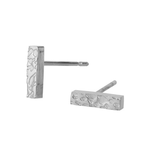 Stainless Steel Stud fülbevaló, 304 rozsdamentes acél, galvanizált, a nő, több színt a választás, Által értékesített pár