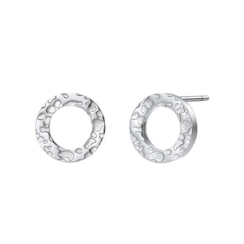 Stainless Steel Stud Earrings 304 Stainless Steel plated for woman Sold By Pair