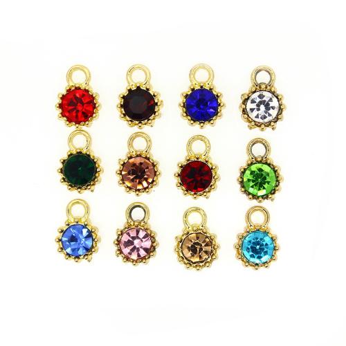 Zinc Alloy Pendants with Crystal plated DIY Sold By PC