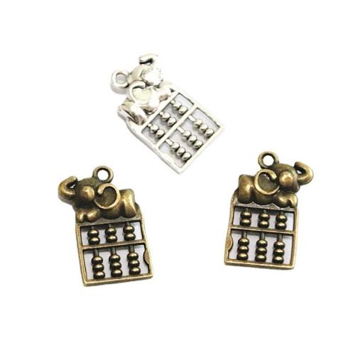 Zinc Alloy Pendants Abacus plated DIY Sold By Bag