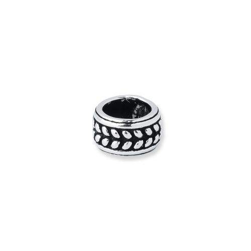 Spacer Kralen Sieraden, 925 sterling zilver, Vintage & DIY, 6x3.40mm, Gat:Ca 4mm, Verkocht door PC