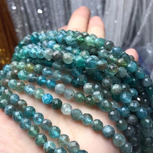 Gemstone Jewelry Beads Apatites Round polished DIY & faceted multi-colored 6-6.5mm Sold Per Approx 38 cm Strand