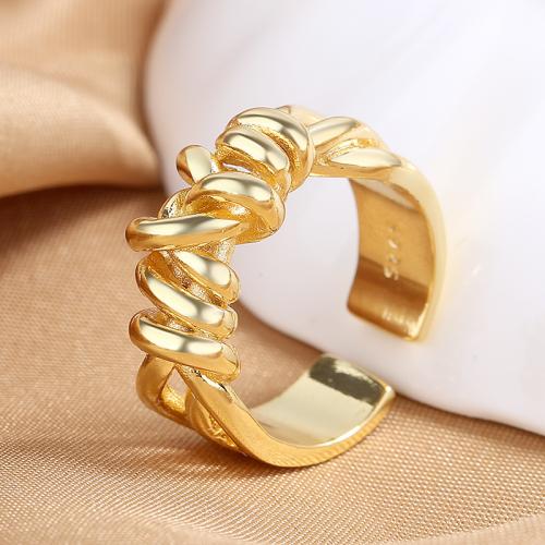 Brass Finger Ring fashion jewelry & for woman golden Sold By PC