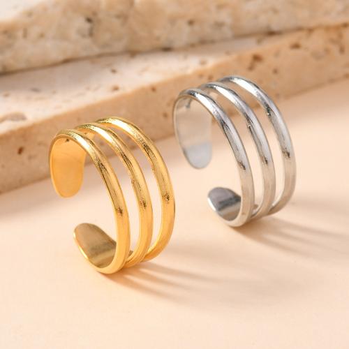 Edelstahl Ringe, 304 Edelstahl, Modeschmuck & unisex, keine, diameter 17mm, verkauft von PC