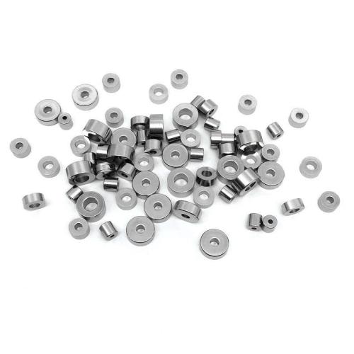 Acier inoxydable Spacer Perles, Acier inoxydable 304, DIY & normes différentes pour le choix, couleur originale, 100PC/sac, Vendu par sac