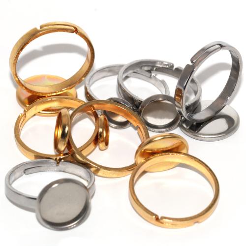 Stainless Steel Finger Ring 304 Stainless Steel DIY Sold By Bag