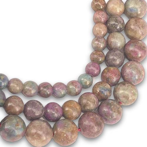 Ruby Alumina Beads Round DIY mixed colors Sold Per Approx 38 cm Strand