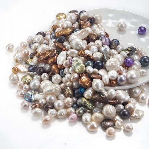 Naturliga sötvattenspärla lösa pärlor, Freshwater Pearl, DIY, blandade färger, aboutuff1a5-12mm, Säljs av Bag