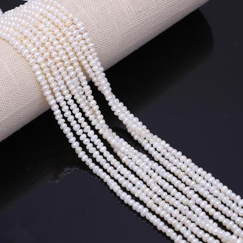 Cultured Potato Freshwater Pearl Beads DIY white .8-3.2mm Sold Per Approx 35 cm Strand