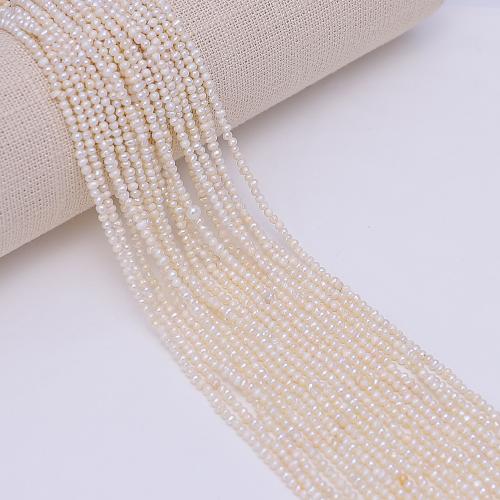 Krumpir Kulturan Slatkovodni Pearl perle, možete DIY, bijel, aboutuff1a4-5mm, Prodano Per Približno 38 cm Strand