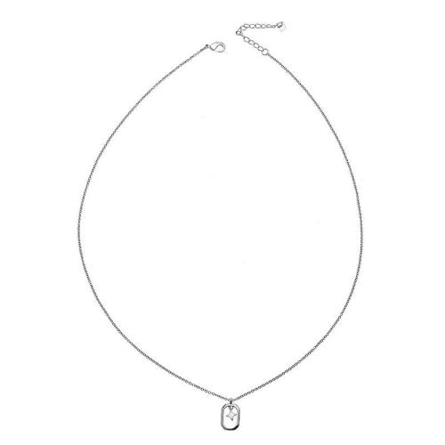 Kubieke Zirkoon Micro Pave Brass Ketting, Messing, plated, micro pave zirconia & voor vrouw, meer kleuren voor de keuze, Lengte Ca 41-50 cm, Verkocht door PC