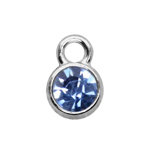 Zinc Alloy Pendants plated DIY & micro pave cubic zirconia Sold By PC