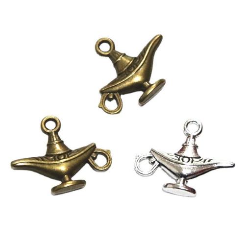 Zinc Alloy Pendants Lamp of Aladdin plated DIY Sold By Bag